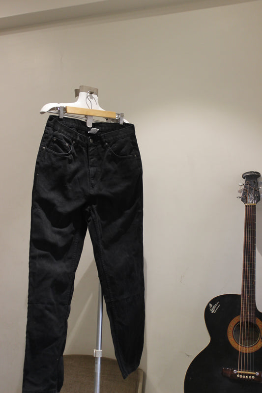 Construct black denims